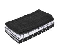 Ritz 100% Cotton Terry Dish Towel, Black, 3-Pack