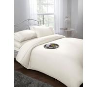 Emma Barclay Ritz Cotton 300 Thread Count Sateen Stripe Duvet Cover Set, Ecru, King