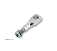 Ritz Alu-Riser Big Bone flat style, polished, 150 mm, 1 1/4 inch, with internal cable guide, silver