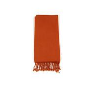 Ritz Collection Women's 100% Pure Cashmere Pashmina Shawl (Burnt Orange)