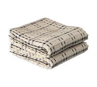 Ritz Kitchen Towels, Cotton, Black, Checked, 2-Pack