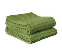 Ritz Kitchen Towels, Cotton, Cactus Green, Solid, 2-Pack