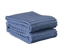 Ritz Kitchen Towels, Cotton, Federal Blue, Solid, 2-Pack