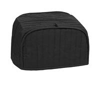 RITZ Polyester/Cotton Quilted Two Slice Toaster Appliance Cover, Dust and Fingerprint Protection, Machine Washable, Black