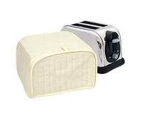 RITZ Polyester/Cotton Quilted Two Slice Toaster Appliance Cover, Dust and Fingerprint Protection, Machine Washable, Natural