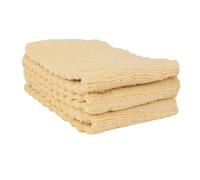 Ritz Royale Collection 100% Combed Terry Cotton, Highly Absorbent, Kitchen Dish Cloth Set, 13-3/4" x 12", 3-Pack, Solid, Straw