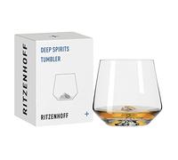 Ritzenhoff 3841001 Tumbler Glass 400 ml - Deep Spirits No. 1 Berg - with Relief in Crystal Base - Made in Germany