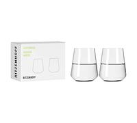 RITZENHOFF 6111007 Water Glass 500 ml - Light White Series - Set of 2 Drinking Glasses in Gift Set, Stylish - Made in Germany