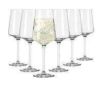 RITZENHOFF 6301002 White Wine Glass 400 ml - Light White Series - Set of 6 - Stylish Modern - Made in Germany