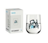 RITZENHOFF 8174008 Water Glass 380 ml - Sayings - Distinctive, Modern and Full of Appreciation - Made in Germany