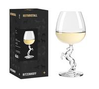RITZENHOFF 9012001 Cocktail Glass 500 ml Riding Crystal Series - with Simple, Elegant Design and Stem in The Shape of a Rising Horse - Made in Germany