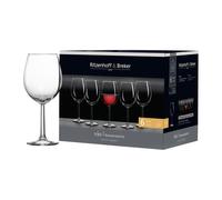 Ritzenhoff and Breker Vio Red Wine Glasses Smooth 430 ml Set of 6
