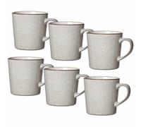 Ritzenhoff & Breker coffee mug Visby set of 6 coffee mug cup gray 400 ml