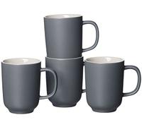 Ritzenhoff & Breker Jasper Coffee Mugs Set of 4 (1 Pack) Grey