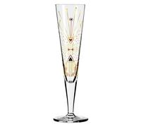 RITZENHOFF Goldnacht No. 25 1071025 Champagne Glass 200 ml Elegant Designer Piece with Real Gold Made in Germany