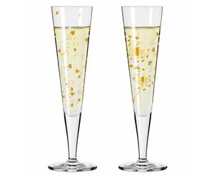 Ritzenhoff - Goldnacht Champagne Glasses 2-pack, F24 - Clear