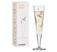 RITZENHOFF Goldnacht No. 15 1071015 Champagne Glass 200 ml Elegant Designer Piece with Real Gold Made in Germany