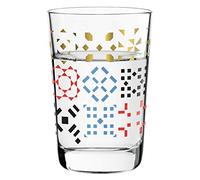 RITZENHOFF Nuno Ladeiro Next Shot Glass Crystal 40ml Gold Black Red Blue