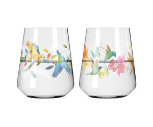 Ritzenhoff - Sommertau Drinking Glasses 50 cl 2-pack, #3 & 4 - Clear