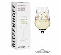 Ritzenhoff white wine glass heart crystal 009