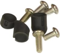RiuScooter Electric Scooter Fender Screws and Rubbers Compatible with Xiaomi 1S Essential Pro M365, Black