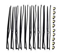 Riuulity 10 Pcs Drip Irrigation Sprinkler Kit G Type 360 Round Spraying Anti Prevents Dripping Uniform Water Distribution for Outdoor Lawn Flowers Landscapes