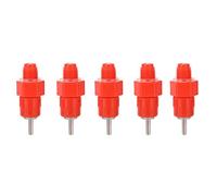 Riuulity 100 PCS Chicken Water Nipple Drinker, 360 Degree Automatic Poultry Nipple Waterer with Anti- Sealing for Chicken Ducks Geese Small Hens Wild Birds