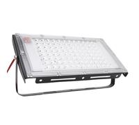Riuulity 100W Outdoor LED Floodlight Board Clamp/Bracket for Emergency DC 12V High Brightness for Security Camping Hiking Iron PC Outdoor