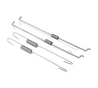 Riuulity 2 Sets Throttle Return Spring Speed Control Governor Link Rod for GX140 GX160 GX200 Engines, Very Easy to Use and Install, Replacement Parts