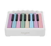 Riuulity 2025 Playable Piano Music Calendar Miniature Desk Innovative Design Ideal for Home Office (White)