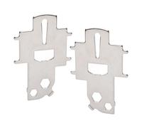 Riuulity 2pcs Deck Plate Key Gas Multifunctional, 316 Stainless Steel Boat Gas Cap Key Tool for Fuel Water Tank Replacement Key with Deck Filler Cap Key
