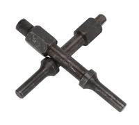 Riuulity 3/8 Inch 1/2 Inch Shake Break Pneumatic Breaker, Vibration for Stubborn Fasteners, Metal Material, 19mm Hex