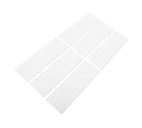 Riuulity 50pcs Blank Watercolor Paper Bookmarks, Paintable Reusable DIY Book Markers with Colorful Tassels, for School Home Crafts Wedding Birthday Gifts