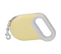 Riuulity 5M Retractable Dog Leash, Pet Walking Leash Dog Retractable with Soft Grip Handle for Outdoor Walking Running Hiking (Yellow)