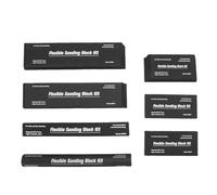 Riuulity 7 Piece Sanding Block Set, Exceptional Craft Quality Sponge, Wet and Dry Use Sanding Block Kit for Home Craft Projects