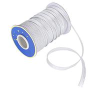 Riuulity 70yD Craft Edge Tips -1 Cm Wide Recoil to Sew The Durable Hem Sewing (Silver)
