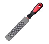 Riuulity 8 Inch Hoof Rasp Flat File, Steel Farrier Tool with Ergonomic Rubber Handle for Horses Cows Goats Hooves Trimming Shaping