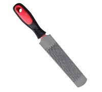 Riuulity 8inch Flat Cut File, Steel Farrier Rasp Tool with Ergonomic Rubber Handle for Horse Cow Goat Hoof Trimming and Shaping