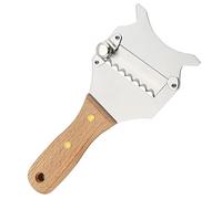 Riuulity Adjustable Chocolate Shaver, Stainless Steel Truffle Cheese Slicer with Wooden Handle for Kitchen Gadget Dessert Decoration