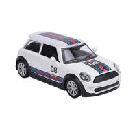 Riuulity Alloy Vehicle with Authentic Pull Back Effect, Safe Material Construction for a Safe Playing Environment (White)