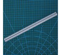 Riuulity Aluminum Triangular Scale Ruler 30cm 11.8in for Architects Engineers Carpenters with Multifunctional Engineering Scales 1:20 1:25 :50 :75 :100 :125
