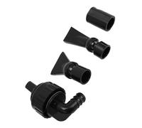 Riuulity Aquarium Water Outlet Kit Duckbill Nozzle Flexible Fish Tank Pipe Fitting with Anti Siphon Rotating Head for Adjustable Waterflow Direction