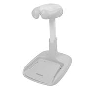 Riuulity Baby Shower Stand Innovative Design Nonslip Bath Towel Rack for Toddler Children, Multifunctional Shower Support for Daily Care, PP Material (Gray White)