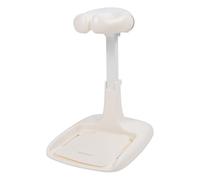 Riuulity Baby Shower Stand Innovative Design Nonslip Bath Towel Rack for Toddler Children, Multifunctional Shower Support for Daily Care, PP Material (Khaki)