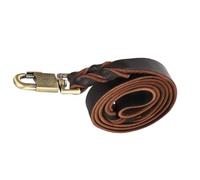 Riuulity Braided Leather Dog Leash Collar and Lead Set 2.5cm Width 110lb Strength for Large Medium Dogs (2.5 * 150CM)
