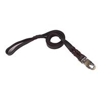 Riuulity Braided Leather Dog Leash Collar and Lead Set 2.5cm Width 110lb Strength for Large Medium Dogs (2.5 * 120CM)