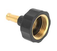 Riuulity Brass Garden Hose Nozzle G3/4 Female Thread Irrigation Tool | Durable Brass Construction, -proof G3/4 Fitting, Water-saving Sprayer for Garden Watering, Compatible with Standard Hoses