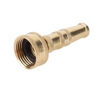 Riuulity Brass Hose Nozzle, G3/4 Female Thread for Garden Irrigation