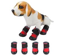 Riuulity Breathable Dog Shoes Without Outdoor Sliding for Large Dogs, 4 -piece Pets to Climb, Walk, Running, Training (70)
