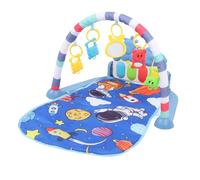 Riuulity Bright Piano Music Baby Gym Play Mat, Colorful Rattles Learning Toy, Tummy Time Play Mat Toys for Newborn Aged 0-36 Months, Soft Materials